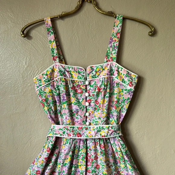 Lanz Original Vintage Sundress with Straps - Picture 2 of 6